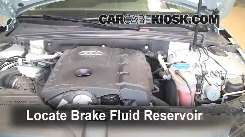 2009 Audi A4 Quattro 2.0L 4 Cyl. Turbo Brake Fluid Add Fluid